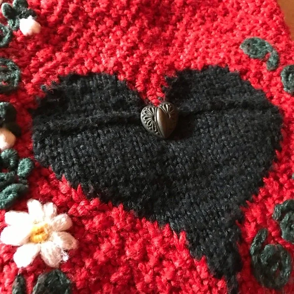 Vintage Obermeyer Embroidered Knit Vest - Picture 2 of 6